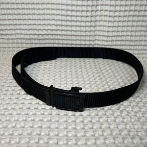Jukmo Black Nylon Tactical Web‎ Belt Adjustable Metal Buckle Men
